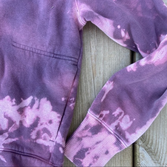 Under Armour purple bleach dyed hoodie Small - Picture 6 of 9